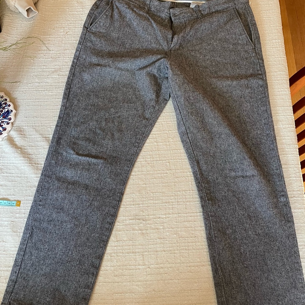 J Crew cotton gray dress pants